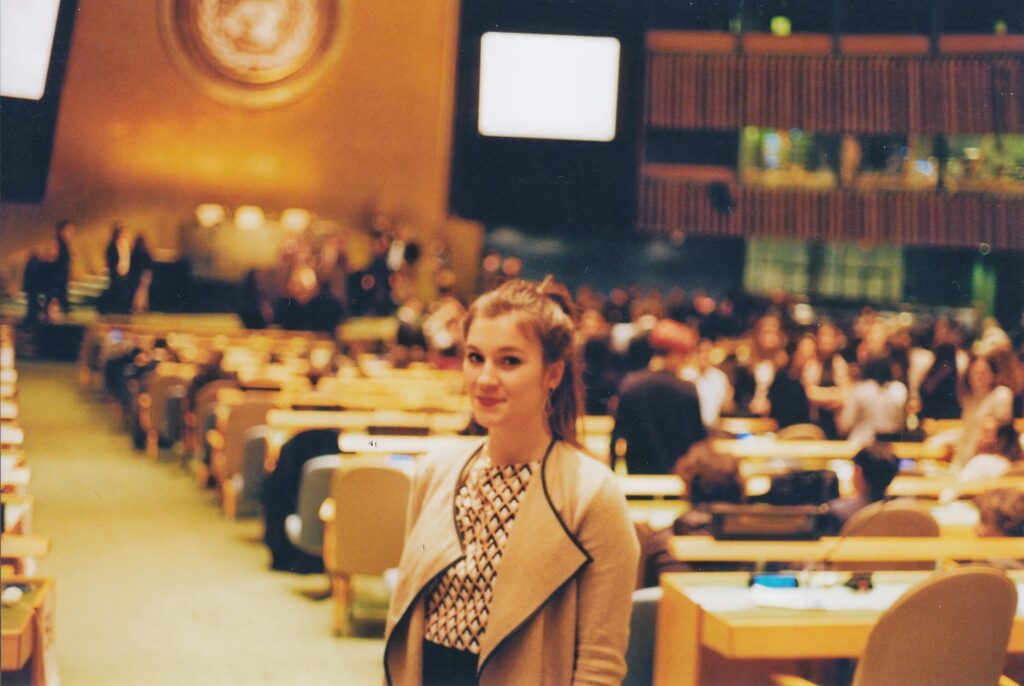 Stella Harper at UN Youth Conference 2017