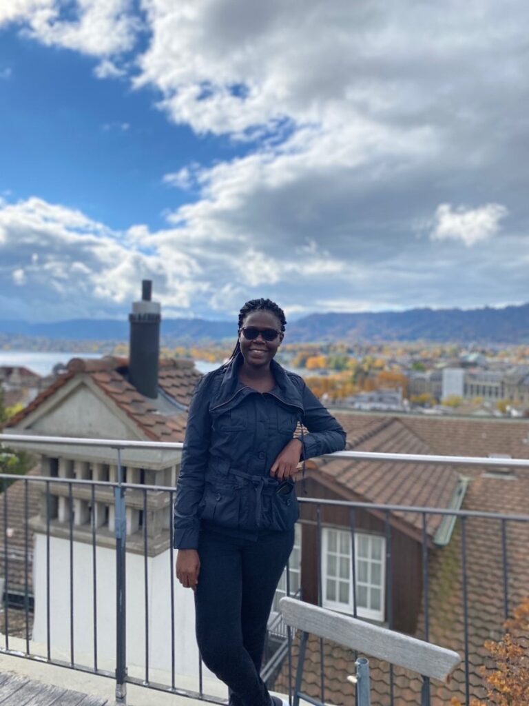 Rooftop in the Zurich Old town, after a tour with colleagues at Sandec-Eawag