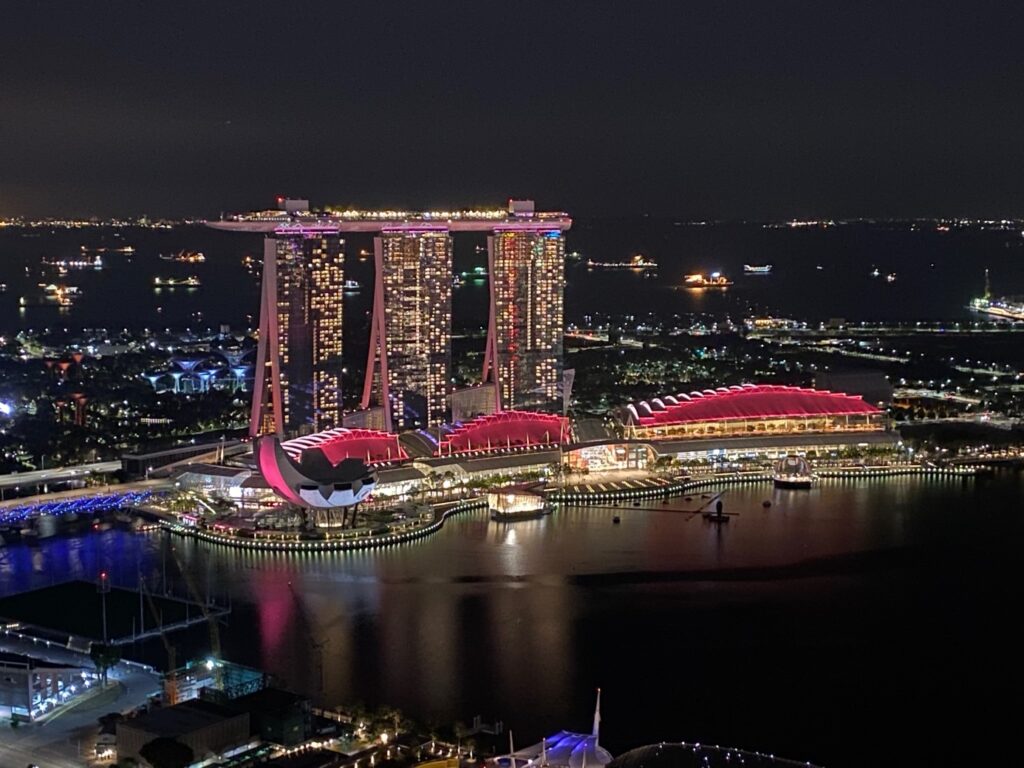 Nighttime at the Marina Bay