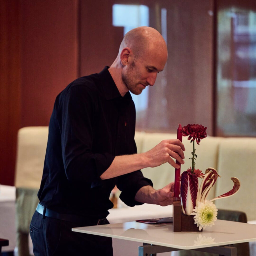 Remo Gisi with Flowers