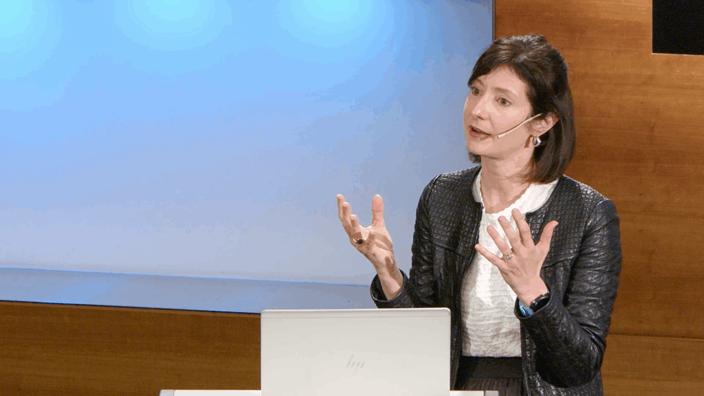 Dr. Caroline Lustenberger at ETH Zurich’s Treffpunkt Science City at ETH Campus Hönggerberg.