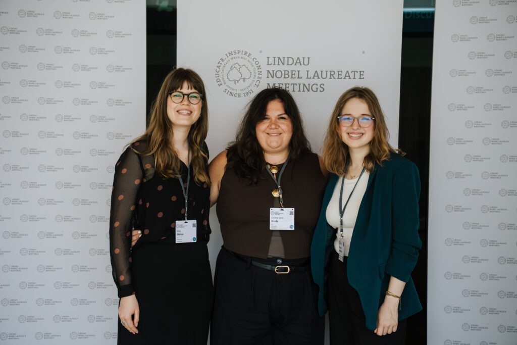 Eva J. Meeus, Cosima Brudy and Magdalena Lederbauer are researchers and students at ETH Zurich and attended the 74th Lindau Nobel Laureate Meeting in Chemistry which took place from June 29 to July 4, 2025.