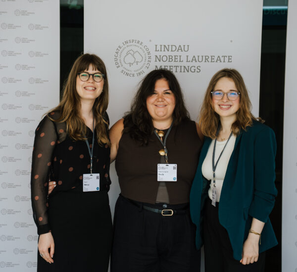 Eva J. Meeus, Cosima Brudy and Magdalena Lederbauer are researchers and students at ETH Zurich and attended the 74th Lindau Nobel Laureate Meeting in Chemistry which took place from June 29 to July 4, 2025.